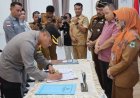 Kapolres Pematangsiantar Hadiri Rakor Kesiapan Pemilu 2024