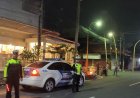 Satlantas Polres Sibolga Laksanakan Blue Light Patrol Di Kawasan Kantor Penyelenggara Pemilu