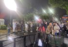 Jelang Pengundian Nomor Urut Capres-cawapres, KPU Diguyur Hujan Lebat