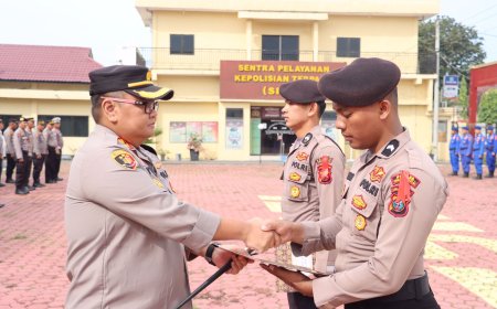 Tanggap Atasi Balap Liar dan Geng Motor, Dua Personel Polres Tanjungbalai Dapatkan Reward