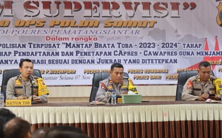 Polres Pematangsiantar Sambut Kunker Tim Supervisi Polda Sumut