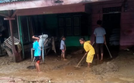 Hujan Deras di Hulu Gunung Leuser Sebabkan Banjir Lumpur di Aceh Tenggara