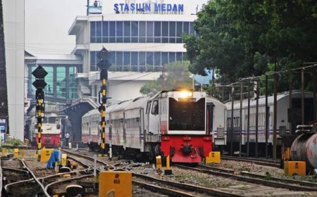 Jelang Nataru, KAI Divre I Sumut Operasikan 16 Kereta Api dan Siapkan 42 Petugas Ekstra