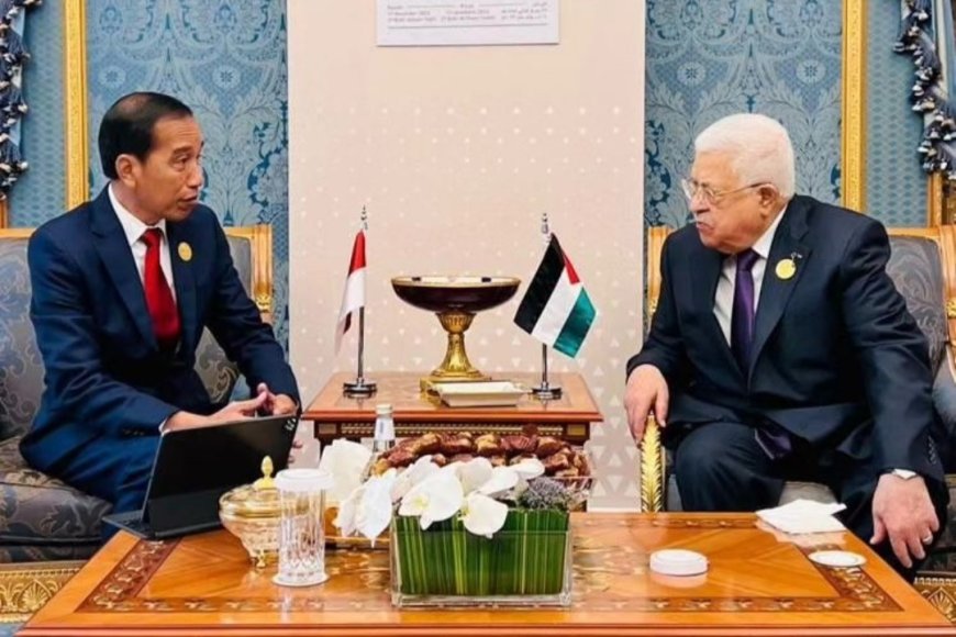 Potret Jokowi dengan Pemimpin Negara Islam, hingga Peluk Presiden Palestina