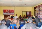 Polsek Dolok Sanggul Gelar Pojok Pemilu, Undang Panwaslu Kecamatan untuk Pemilu yang Aman