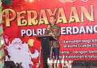 Perayaan Natal Keluarga Besar Polres Sergai Penuh Sukacita