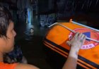 Hujan Seharian, Kampung Aur Kembali Direndam Banjir, Ketinggian Capai 2 Meter
