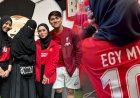 Adiba Khanza Balas Ledekan ‘Kangen’ Warganet, Istri Egy Maulana Vikri Pakai Baju Tulisan Ini saat Hadir di Ultah Anak Lesti Kejora