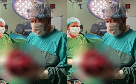 RSUD Jayapura Sukses Lakukan Operasi Pasien Tumor Mioma Uteri Seberat 5,67 Kg