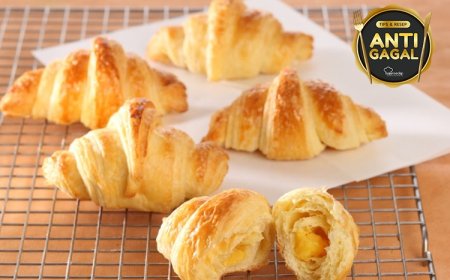 Resep dan Cara Membuat Croissant With Custard Filling, Camilan Renyah Cocok Jadi Teman Ngeteh