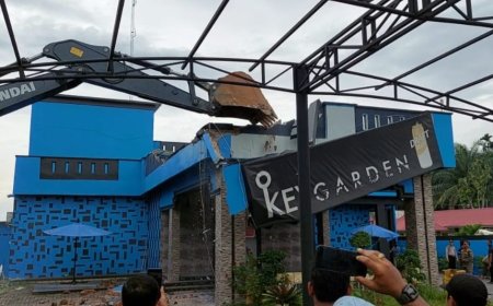 Total Empat Bangunan Dirobohkan Termasuk Diskotek Key Garden, Kabag Ops : IMB Dicabut !