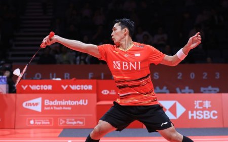 Hasil BWF World Tour Finals 2023, Jonatan Lolos ke Semifinal meski Kalah