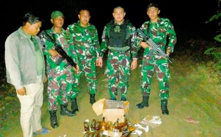 Satgas Pamtas Gagalkan Penyelundupan Sabu di Perbatasan, Pelaku Kabur Kembali ke Malaysia