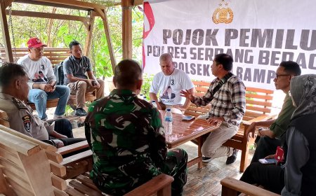 Wujudkan Pemilu Damai, Polsek Firdaus Laksanakan Penggalangan dan Koordinasi Melalui Pojok Pemilu