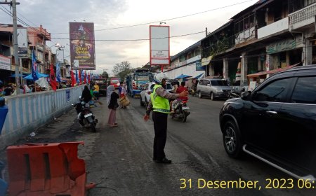 Jelang Malam Pergantian Tahun 2024, Arus Lalulintas Medan - Berastagi Masih Terpantau Normal