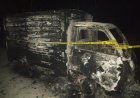 Mobil Box Carry Terbakar di Rest Area Tol, Identitas Pemilik Masih Misterius