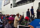 Menhan RI Prabowo Kirim Bantuan Kemanusiaan ke Gaza,  KRI dr. Radjiman Wedyodiningrat-992 Meluncur