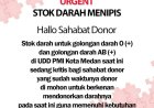 Stok Darah di Kota Medan Menipis, PMI Ajak Masyarakat Lakukan Donor Darah