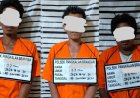 Curi 10 Batang Pipa Besi Milik PT Pertamina, Tiga Warga Brandan Barat Langkat Diringkus Polisi