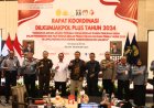 Sukseskan Pemilu, Kanwil Kemenkumham DKI Jakarta Gelar Rakor Dilkumjakpol Plus
