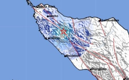 Kabupaten Pidie Aceh Diguncang Gempa Bumi Tektonik Magnitudo 4.4