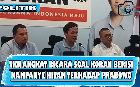 TKN Angkat Bicara Soal Koran Berisi Kampanye Hitam Terhadap Prabowo