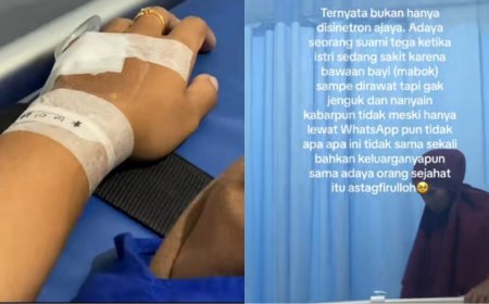 Viral Suami Tega Tak Jenguk Istrinya yang Sedang Dirawat di RS, Ingin Cerai tapi Posisi Lagi Hamil