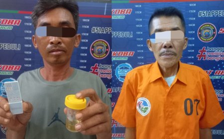 Polsek Dolok Masihul Tangkap Dua Pengedar Narkoba