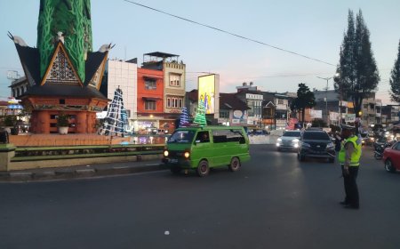 Arus Lalulintas di Kawasan di Berastagi Terpantau Lengang