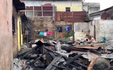 Api Hanguskan 5 Unit Rumah di Jalan Megawati Medan