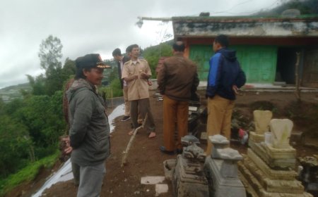 Hujan Disertai Angin Selama Dua Hari, 30 Jenazah di Pemakaman Boyolali Longsor