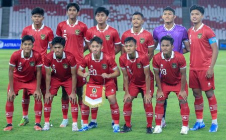 Laga Uji Coba Timnas U20 Indonesia Vs Thailand, Garuda Muda Tumbang 1-2