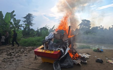 Polda Sumut Musnahkan Gubuk Narkoba dan Judi di Medan Sunggal, 15 Orang Diamankan