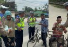 Polres Batubara Bagikan Nasi Kotak di Jumat Berkah