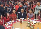 Masa Tenang Pemilu, Gibran Hadiri Perayaan Imlek Bareng Kaesang dan Didit Prabowo