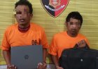 Nekat Curi Laptop di TK Kemala Bhayangkari Kota Binjai, Dua Pelaku Diringkus Polisi
