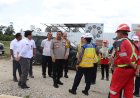 Kapolres Humbahas bersama Forkopimda Lakukan Peninjauan Lokasi Kunker Menko Marves