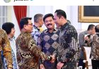Presiden Jokowi Unggah Foto AHY Bersalaman dengan Moeldoko, Netizen Bereaksi