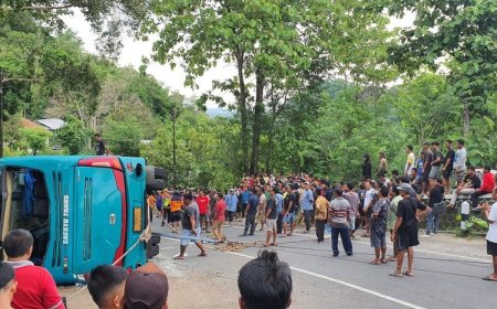 Bus Pariwisata Diduga Mengalami Rem Blong Sebelum Kecelakaan di Bantul, 3 Orang Tewas