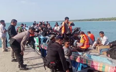 Kawal Logistik Pemilu ke Pulau Hinako, 2 Personel Polres Nias Bertarung Dengan Ombak di Samudra Hindia