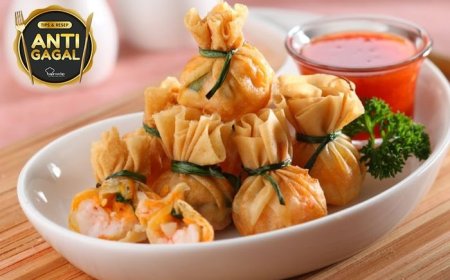 Resep dan Cara Membuat Golden Bag Spring Roll, Camilan Enak ala Restoran yang Bikin Ketagihan