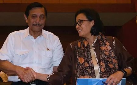 Luhut Kunjungi Sri Mulyani, Malah Disuruh Nonton Film Agak Laen