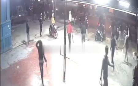 Gerombolan Geng Motor Serang Warga Perumahan Taman Stabat Asri