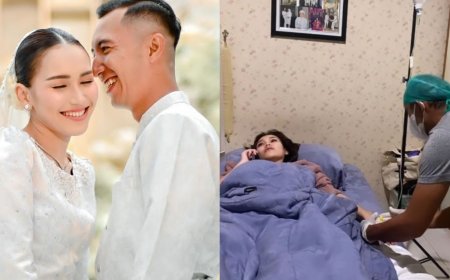 Beruntungnya Ayu Ting Ting, Saat Terbaring Lemas Ibu Muhammad Fardana Setia Mendampingi