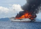 Fakta Kebakaran Kapal Pesiar di Perairan Raja Ampat
