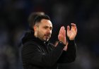 Pelatih Brighton & Hove Albion Roberto De Zerbi