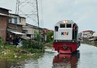 Terdampak Banjir, KA Pandalungan Kembali Terlambat 3 Jam ke Stasiun Jember