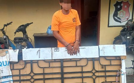 Bawa Kabur 4 Set Jerjak dan 6 Lembar Daun Jendala, Seorang Pria di Kota Binjai Diringkus Polisi, Pemilik Rugi Rp 15 juta