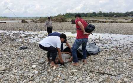 Polisi Dalami Warga yang Ditemukan Tewas di Sungai Batang Serangan, Diduga Dianiaya Oknum TNI