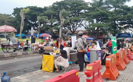 Kawasan Monumen Perjuangan Rakyat Jawa Barat di Bandung, Kini Jadi Spot Berburu Takjil